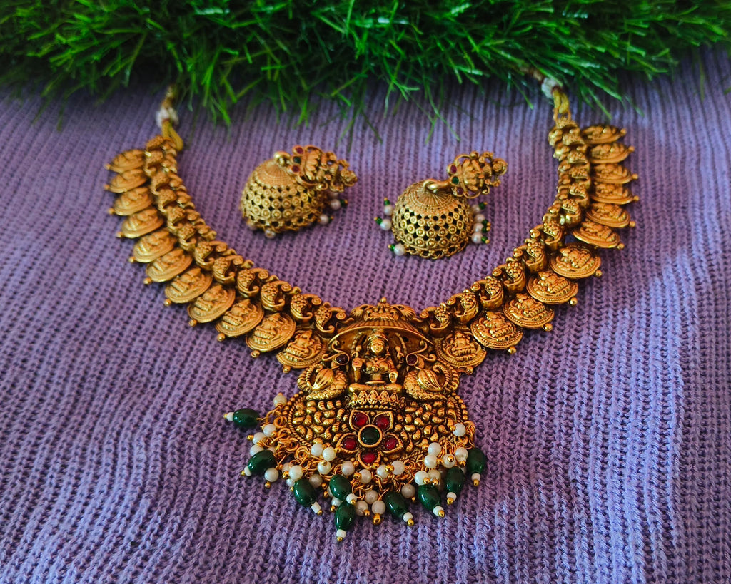 Lakshmi Design Necklace & Earring